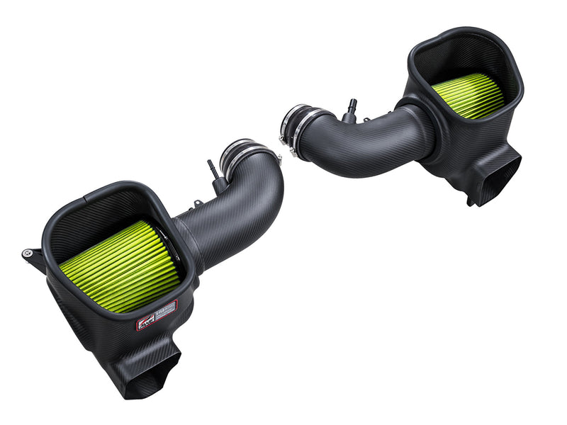 AWE S-FLO Carbon Intake S650 Mustang — installert i motorrom