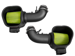 AWE S-FLO Carbon Intake S650 Mustang Dark Horse — detalj carbon filter