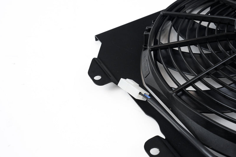 CSF Honda Civic 92-00 Fan Shroud Black med 12" SPAL Fan