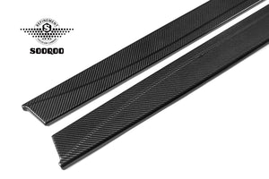 SOOQOO – Carbon Sideskjørt (MP Style)  BMW M3 F80 / M4 F82 / F83 (2014–2020)