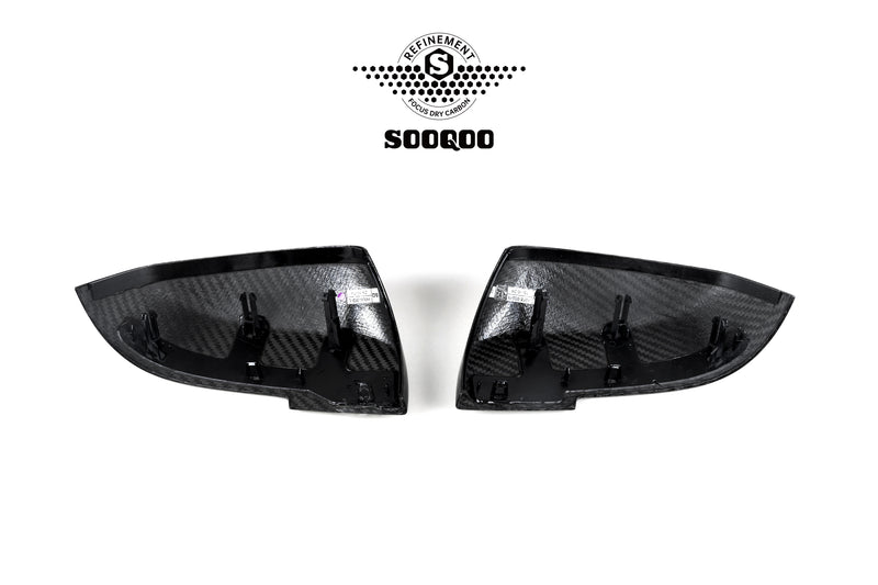 SOOQOO – Carbon Speilkåper (OEM Style)  BMW 1 / 2 / 3 / 4-Serie, X1 & i3 (F-serie)