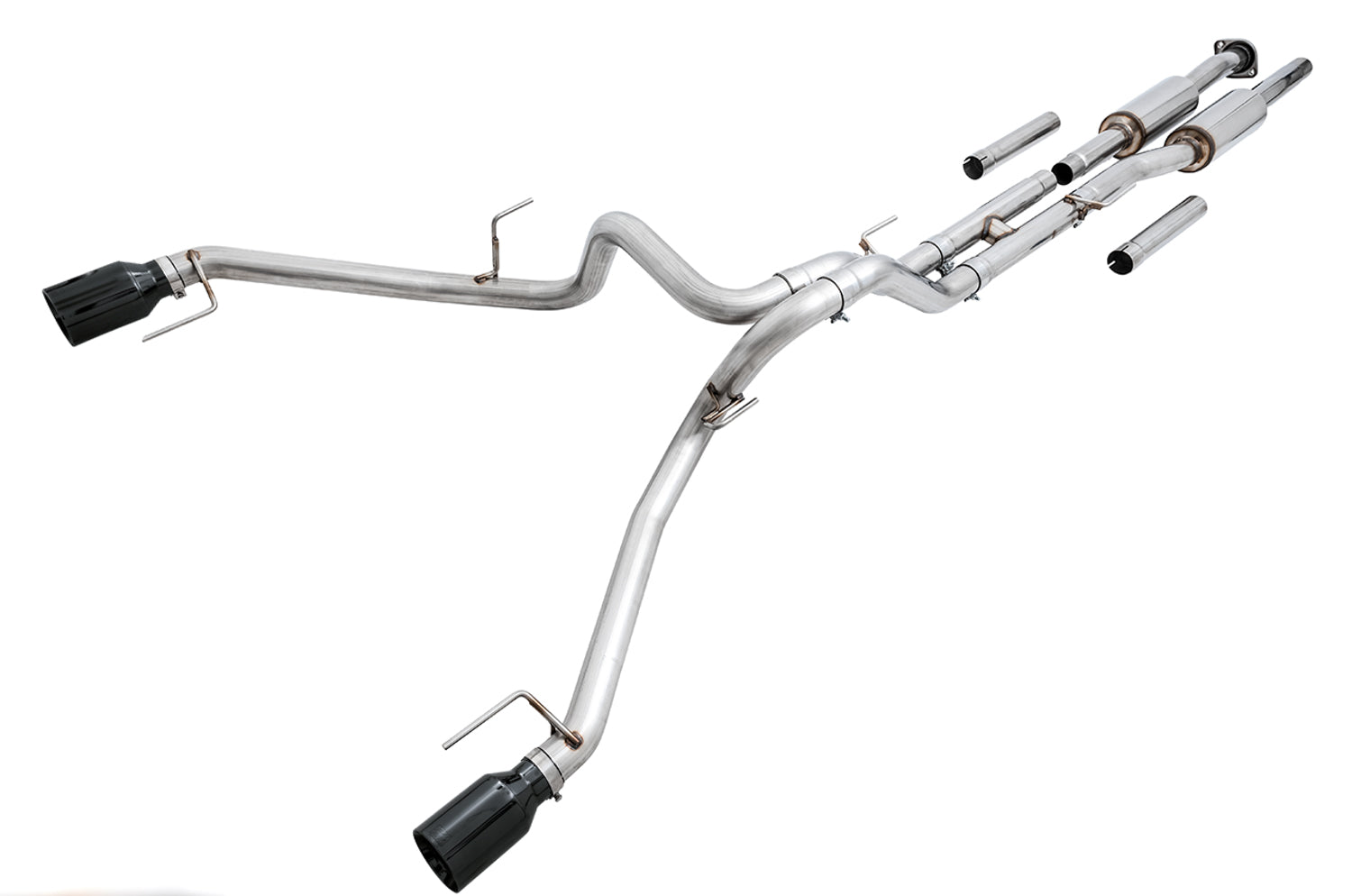 AWE 0FG Resonated Catback Ford Raptor Gen 2 — Diamond Black tips