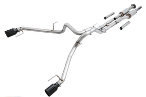 AWE 0FG Resonated Catback Ford Raptor Gen 2 — Diamond Black tips