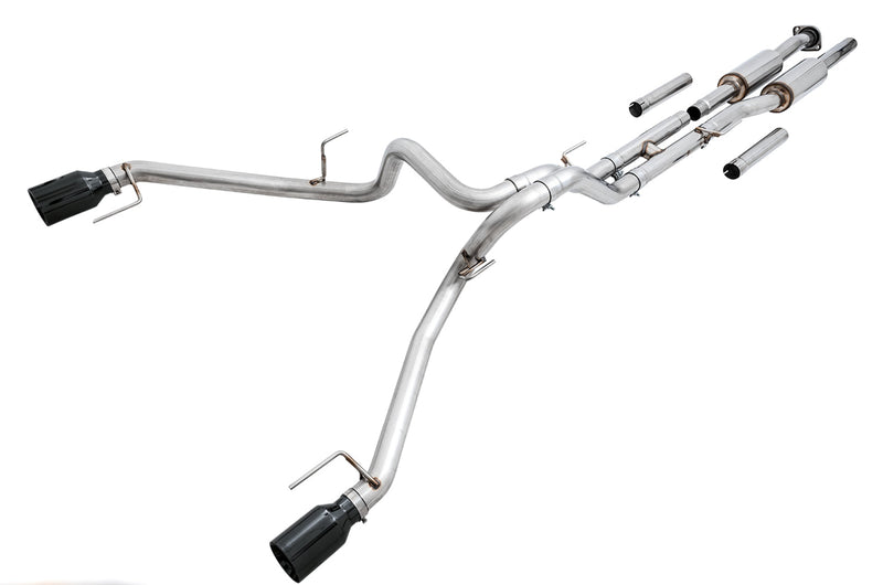 AWE 0FG Resonated Catback Ford Raptor Gen 2 — Diamond Black tips