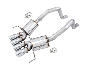 AWE Touring Edition Axleback C7 Corvette — Chrome Silver tips