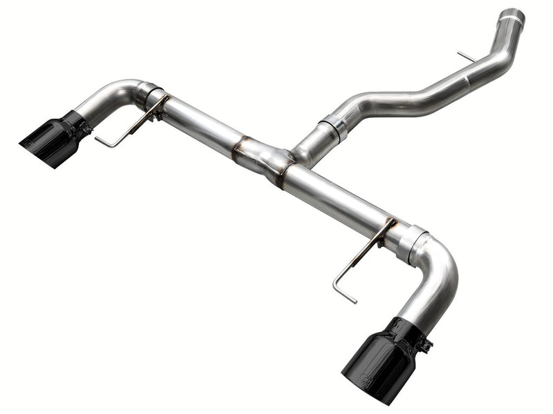 AWE Track Edition Axleback BMW G2X — Diamond Black tips