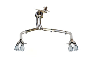 AWE Track Edition Audi B8 S4 3.0T — Chrome Silver 3.5" tips