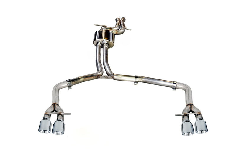 AWE Track Edition Audi B8 S4 3.0T — Chrome Silver 3.5" tips
