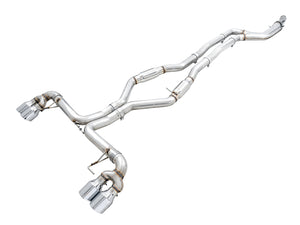 AWE Track Edition BMW G2X M340i M440i — Chrome Silver 102mm tips