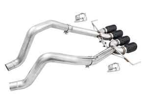 AWE Track Edition Axleback C7 Corvette — Diamond Black tips bakperspektiv