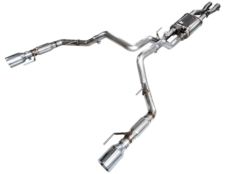 AWE SwitchPath™ Ford Raptor Gen 3 — Chrome Silver 5" tips