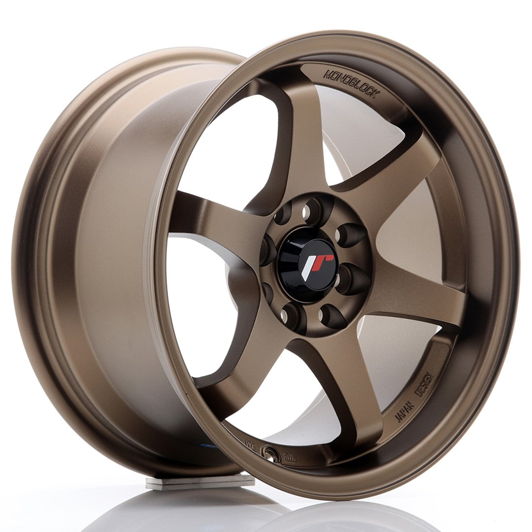 JR Wheels JR3 15x8 ET25 4x108 Anodized Bronze