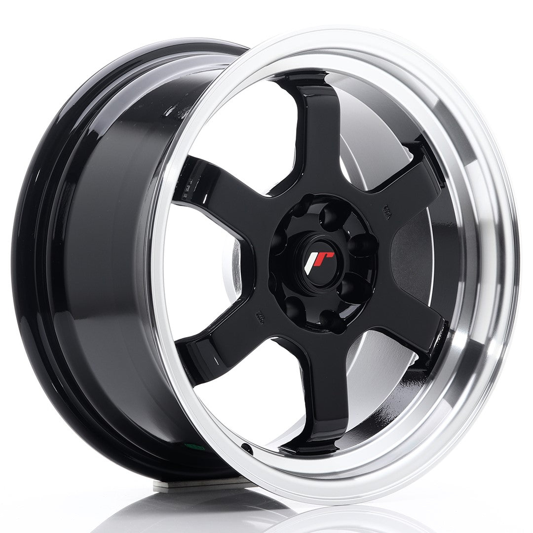 JR Wheels JR12 16x8 ET15 4x114.3 Gloss Black