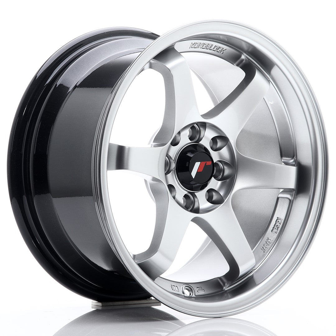 JR Wheels JR3 15x8 ET25 4x100 Hyper Silver