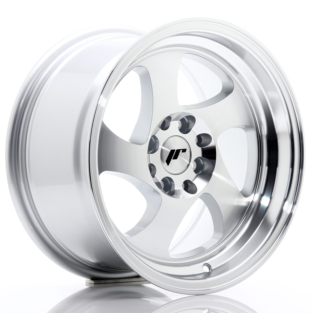 JR Wheels JR15 15x8 ET20 4x108 Silver Machined Face
