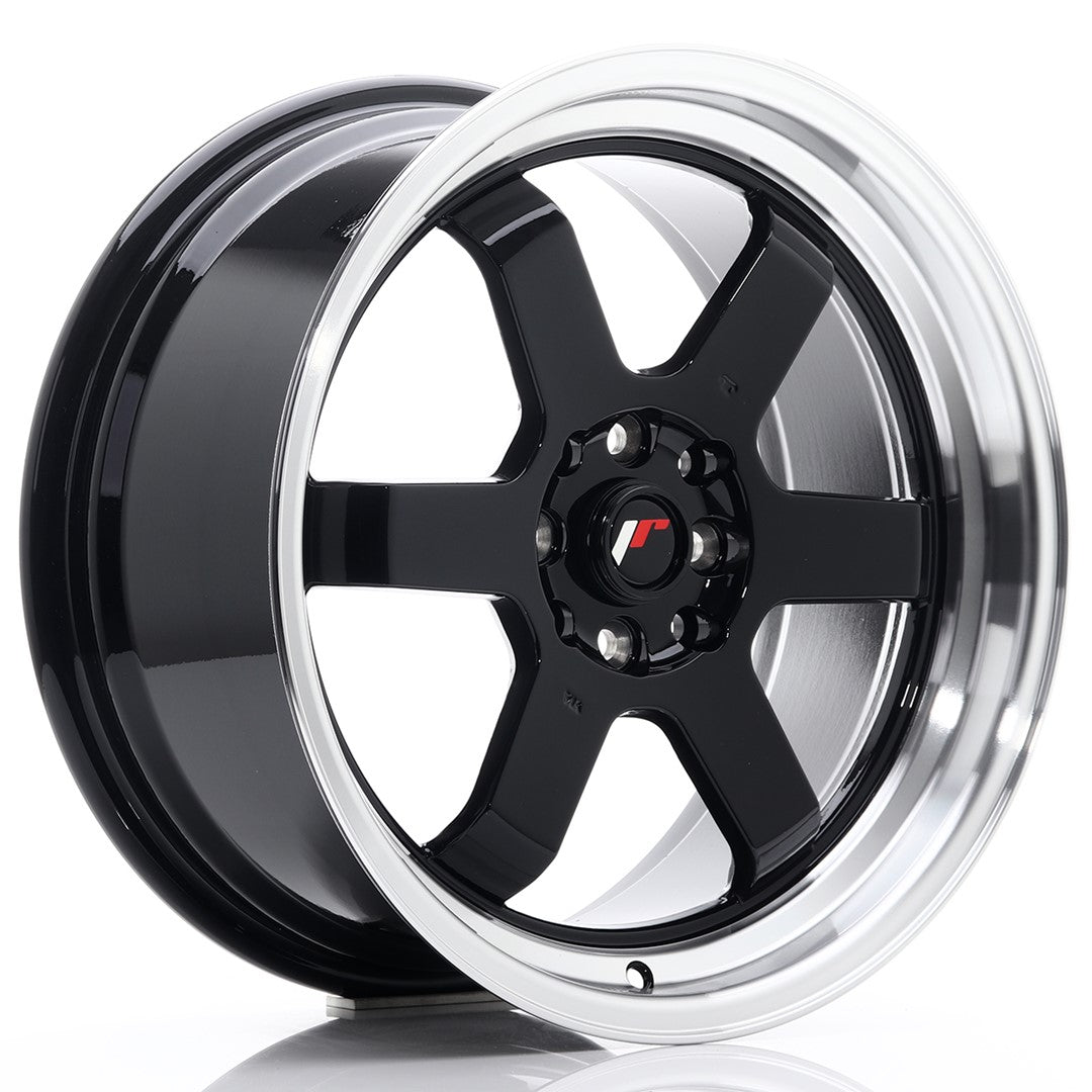 JR Wheels JR12 17x8 ET33 4x100 Gloss Black