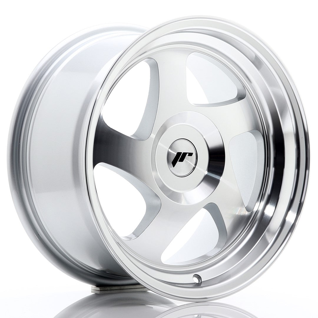 JR Wheels JR15 16x8 ET25 5x114.3 Silver Machined Face