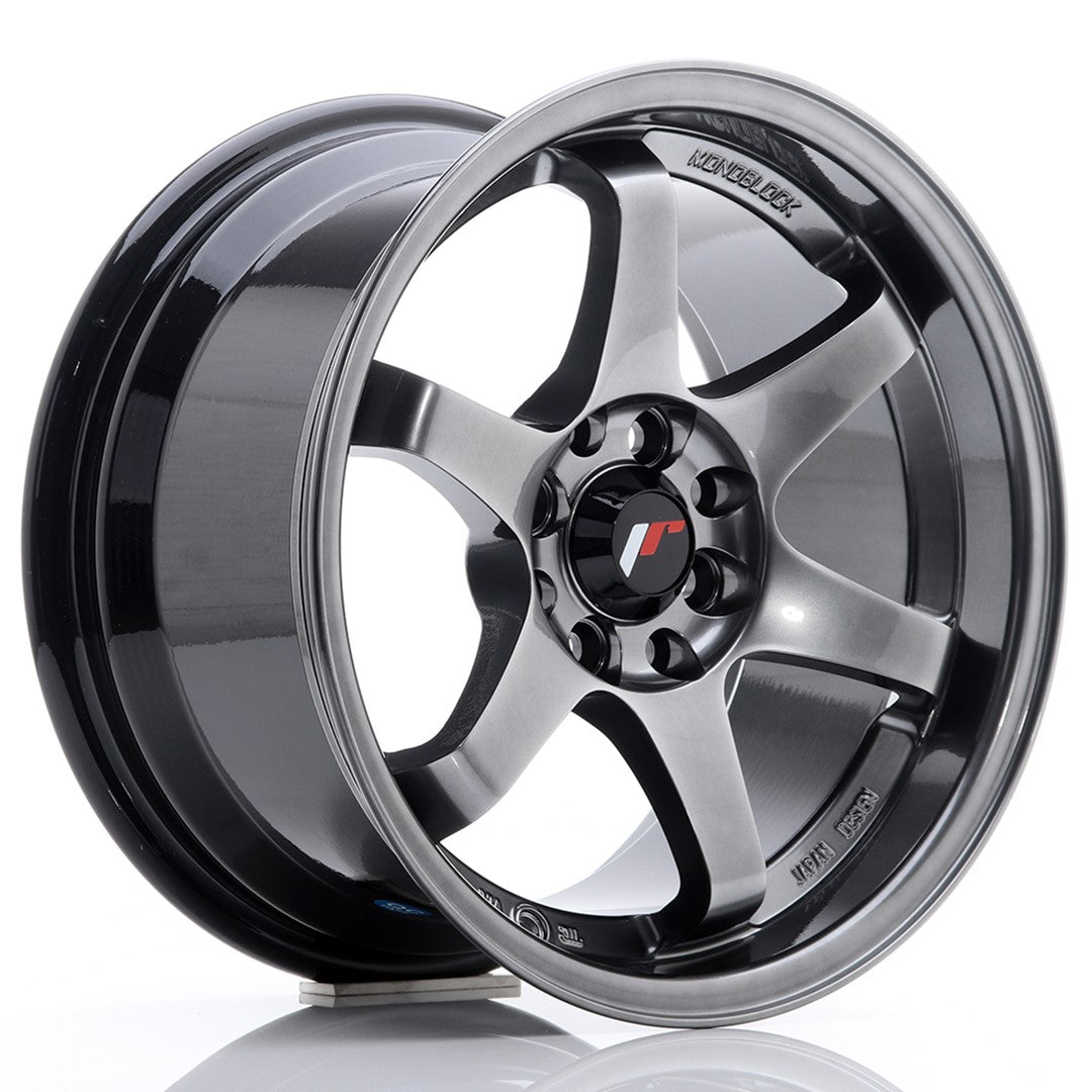 JR Wheels JR3 15x8 ET25 4x100 Hyper Black