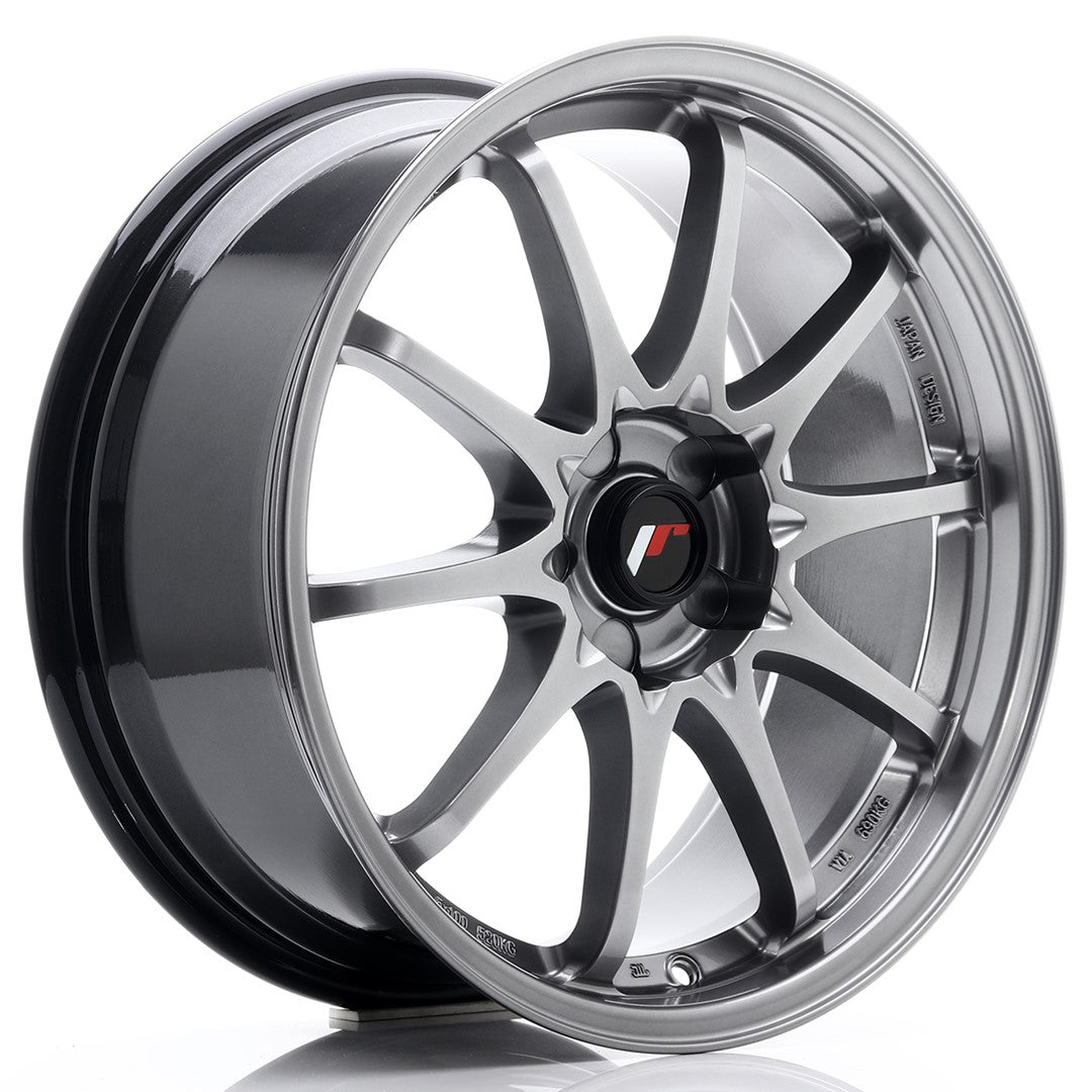 JR Wheels JR5 18x8 ET35 5x112 Hyper Black