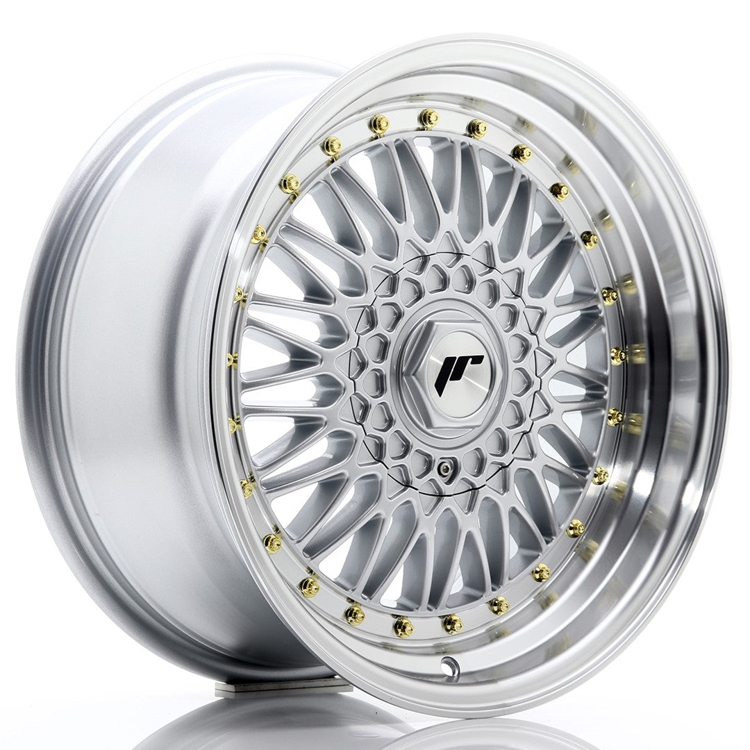 JR Wheels JR9 17x8,5 ET20-35 5x115 Silver w/ Machined Lip