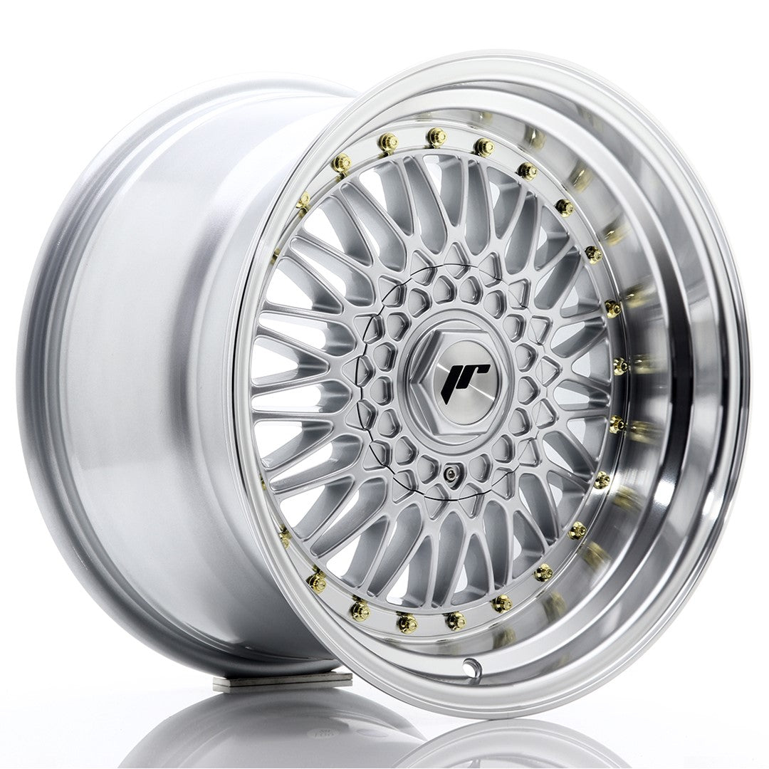 JR Wheels JR9 17x10 ET20 4x114.3 Silver w/ Machined Lip