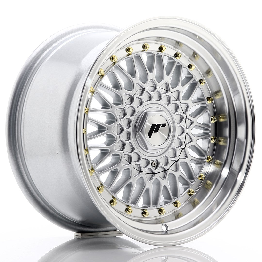 JR Wheels JR9 16x9 ET20 5x100 Silver w/ Machined Lip