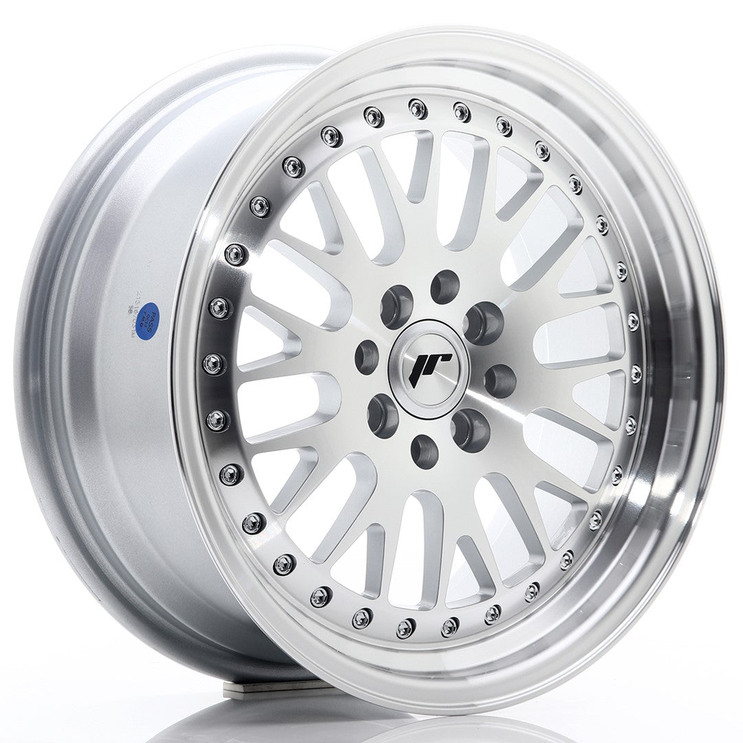 JR Wheels JR10 16x7 ET30 4x100 Silver Machined Face
