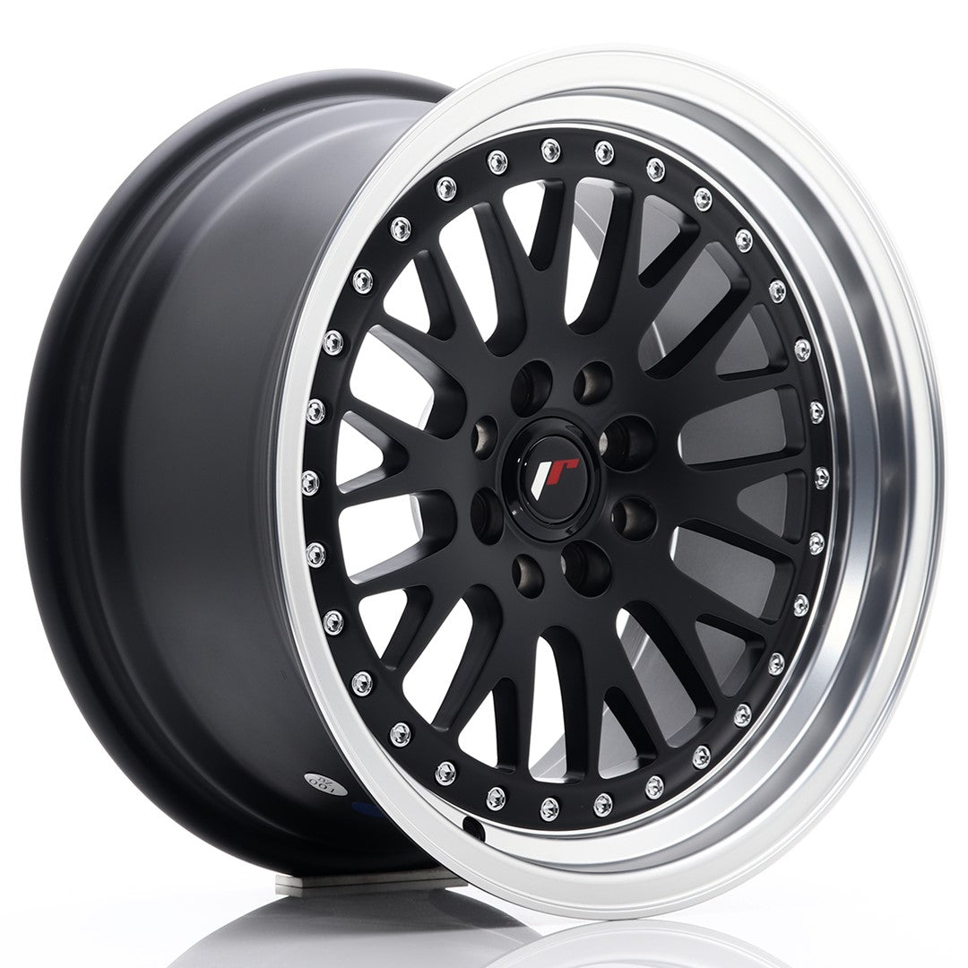 JR Wheels JR10 16x8 ET20 4x108 Matt Black w/ Machined Lip