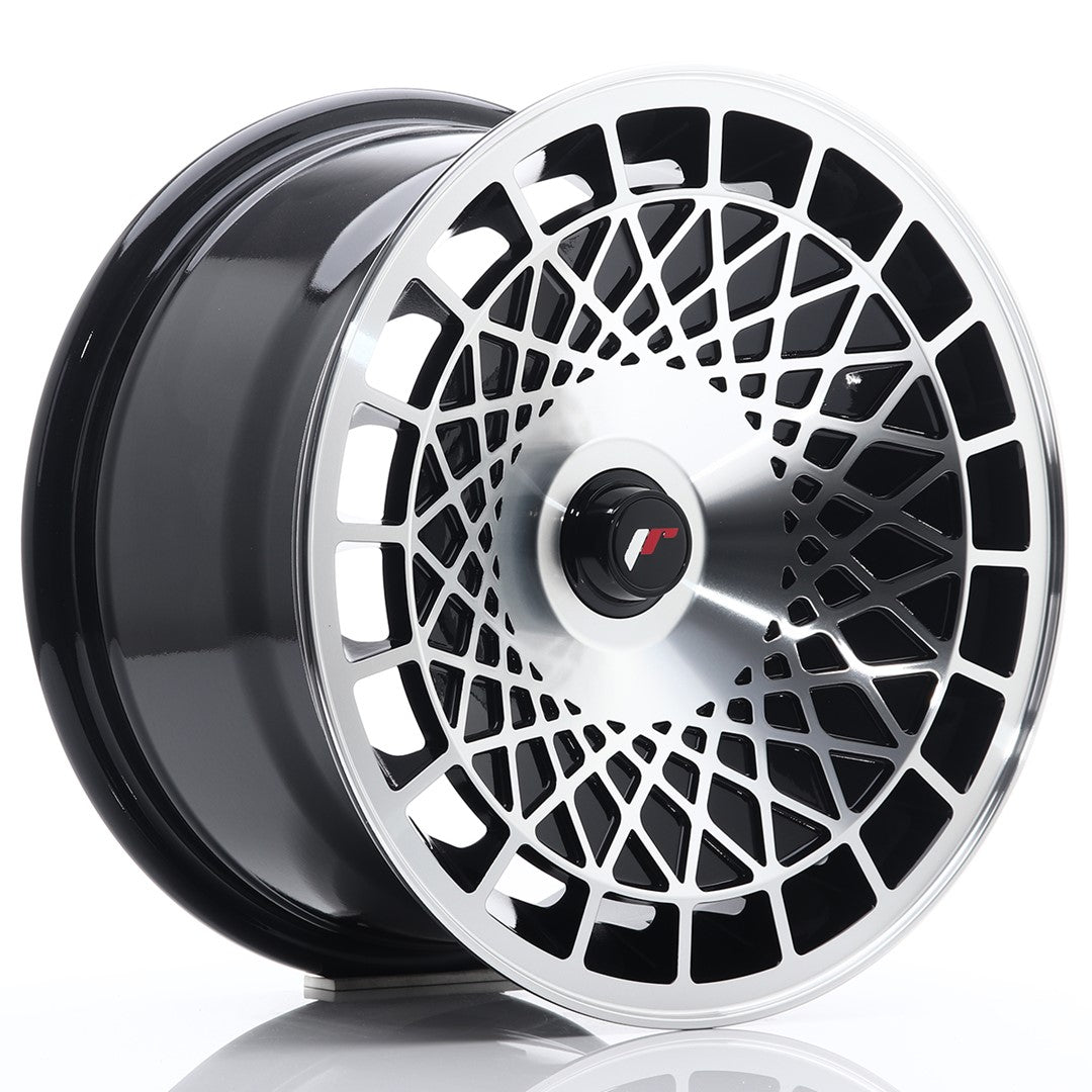 JR Wheels JR14 15x8 ET20-25 4x98 Gloss Black Machined Face