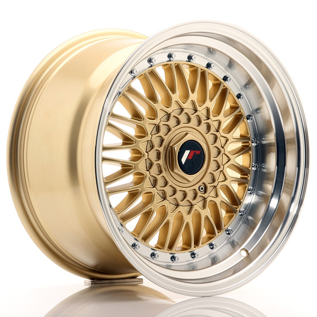 JR Wheels JR9 17x10 ET20 5x100 Gold w/ Machined Lip