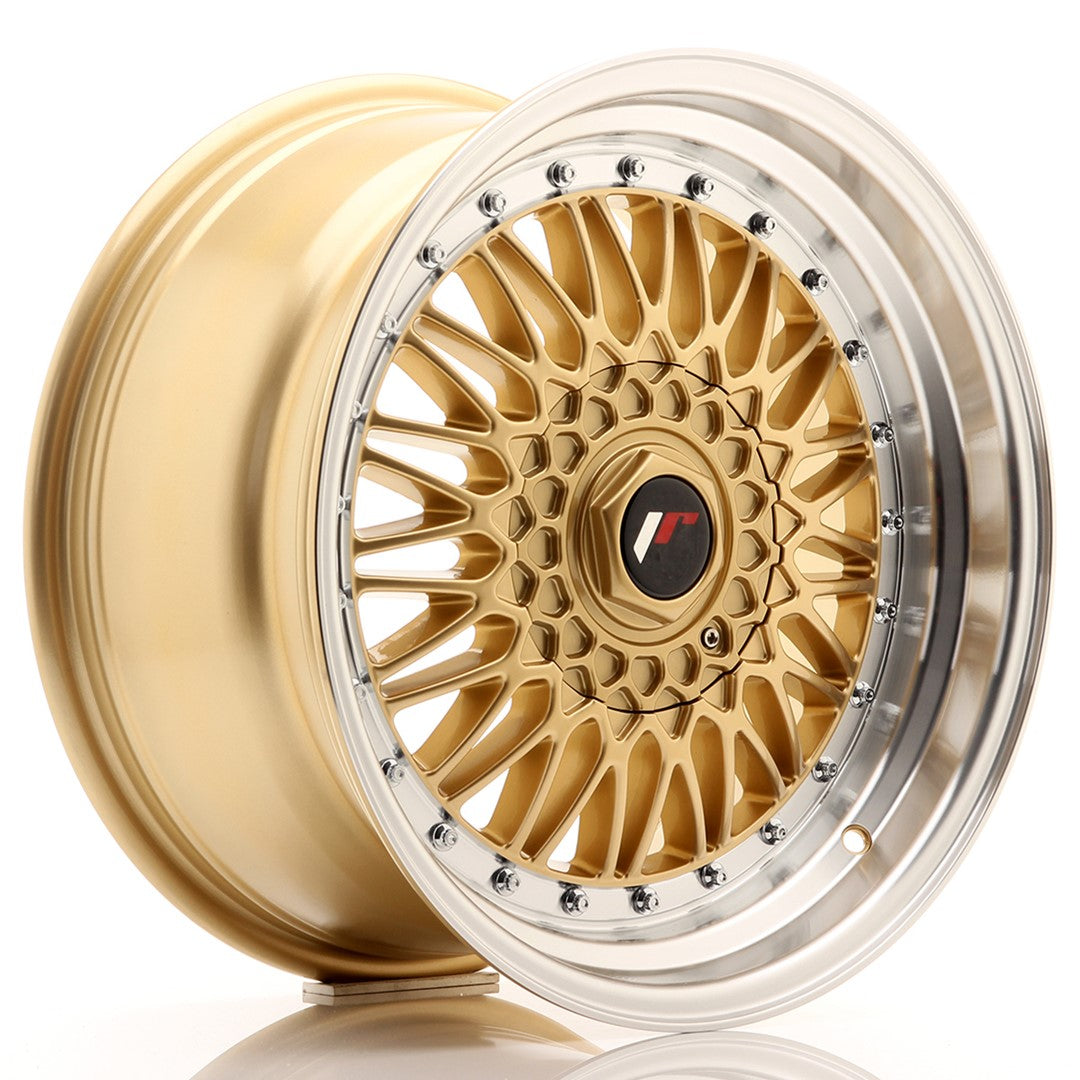 JR Wheels JR9 17x8,5 ET20-35 5x105 Gold w/ Machined Lip