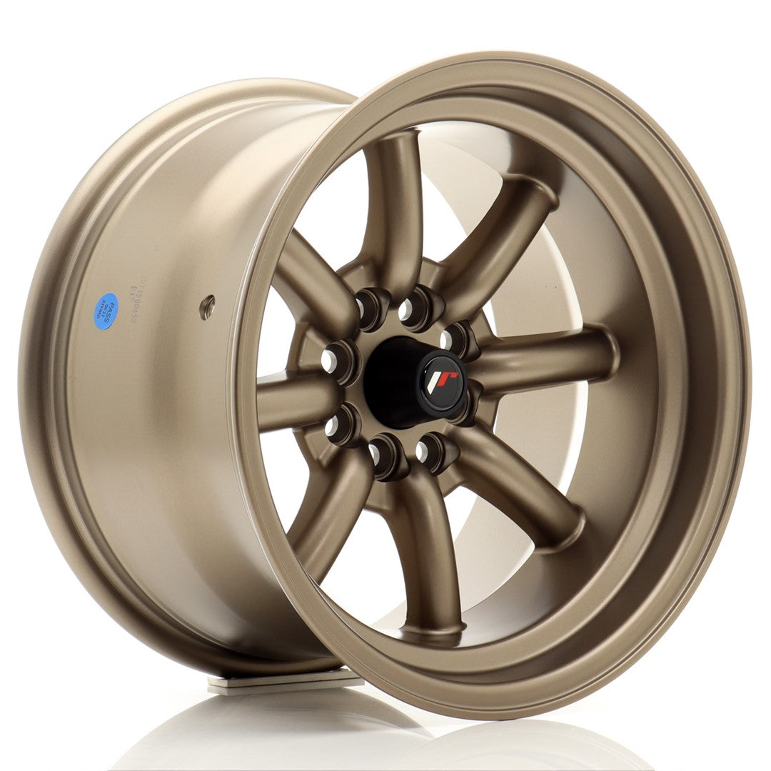 JR Wheels JR19 15x9 ET-13 4x100 Matt Bronze