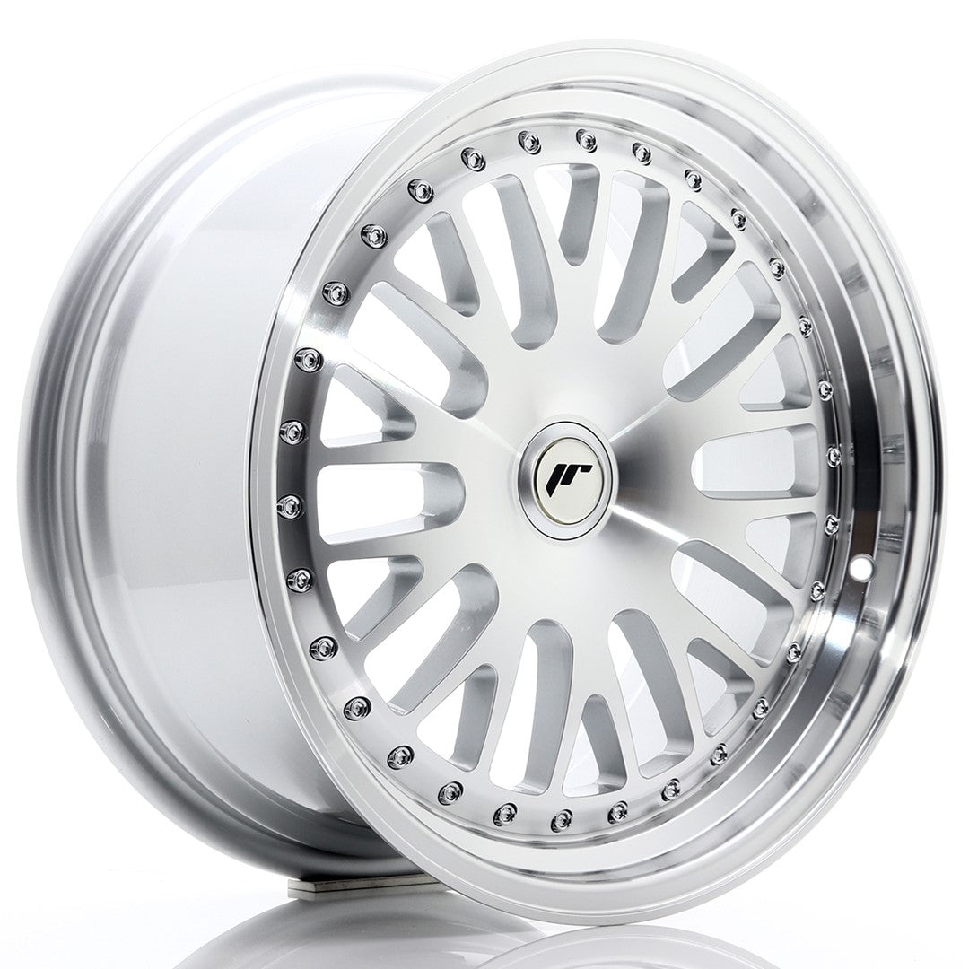 JR Wheels JR10 17x8 ET35 4x114.3 Silver Machined Face