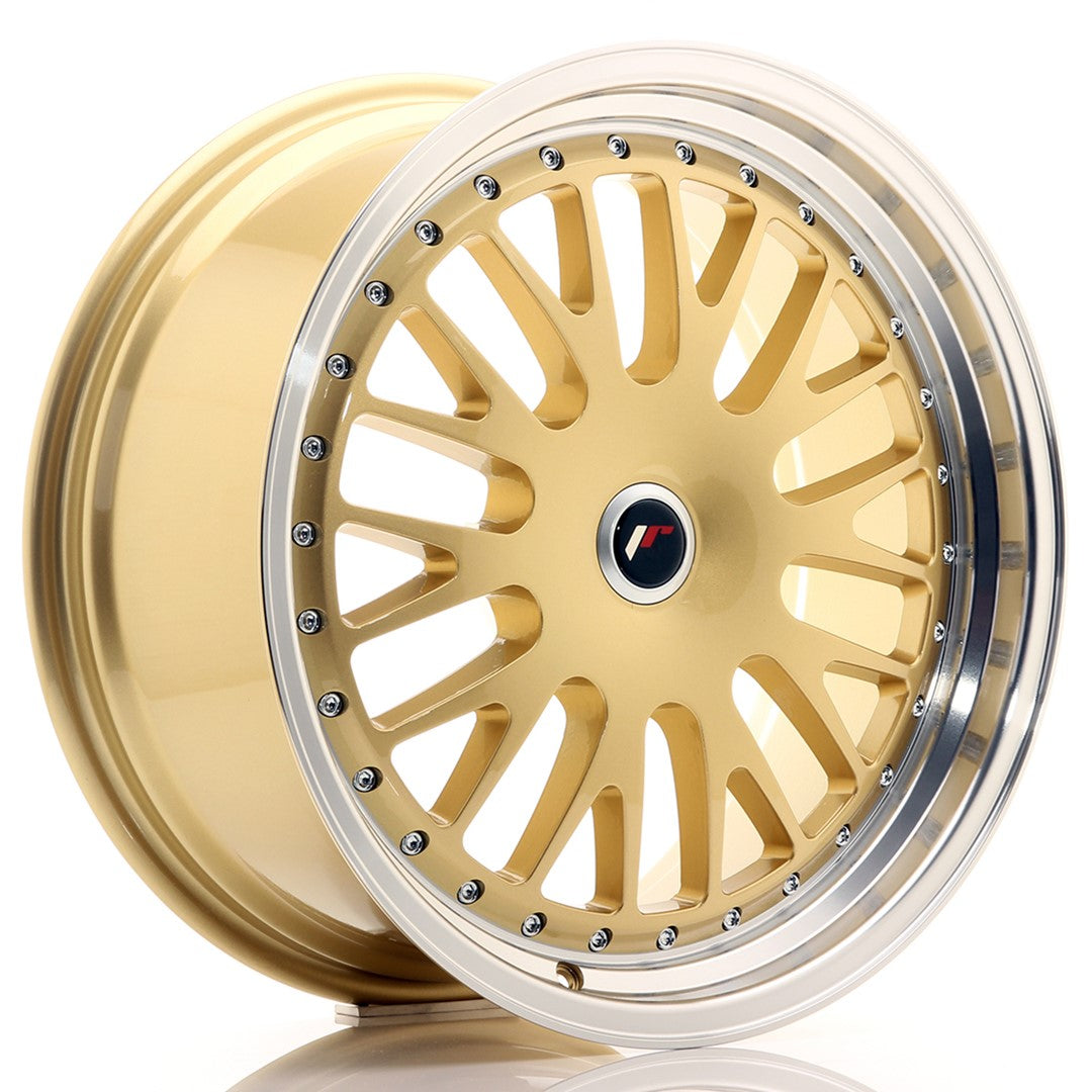 JR Wheels JR10 19x8,5 ET20-35 5x118 Gold w/ Machined Lip