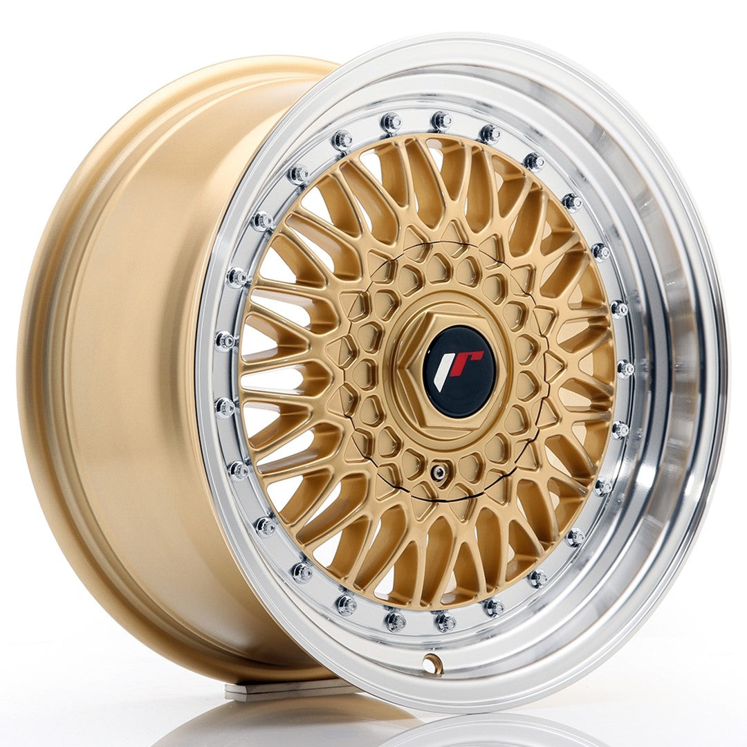 JR Wheels JR9 16x7,5 ET25 4x114.3 Gold w/ Machined Lip