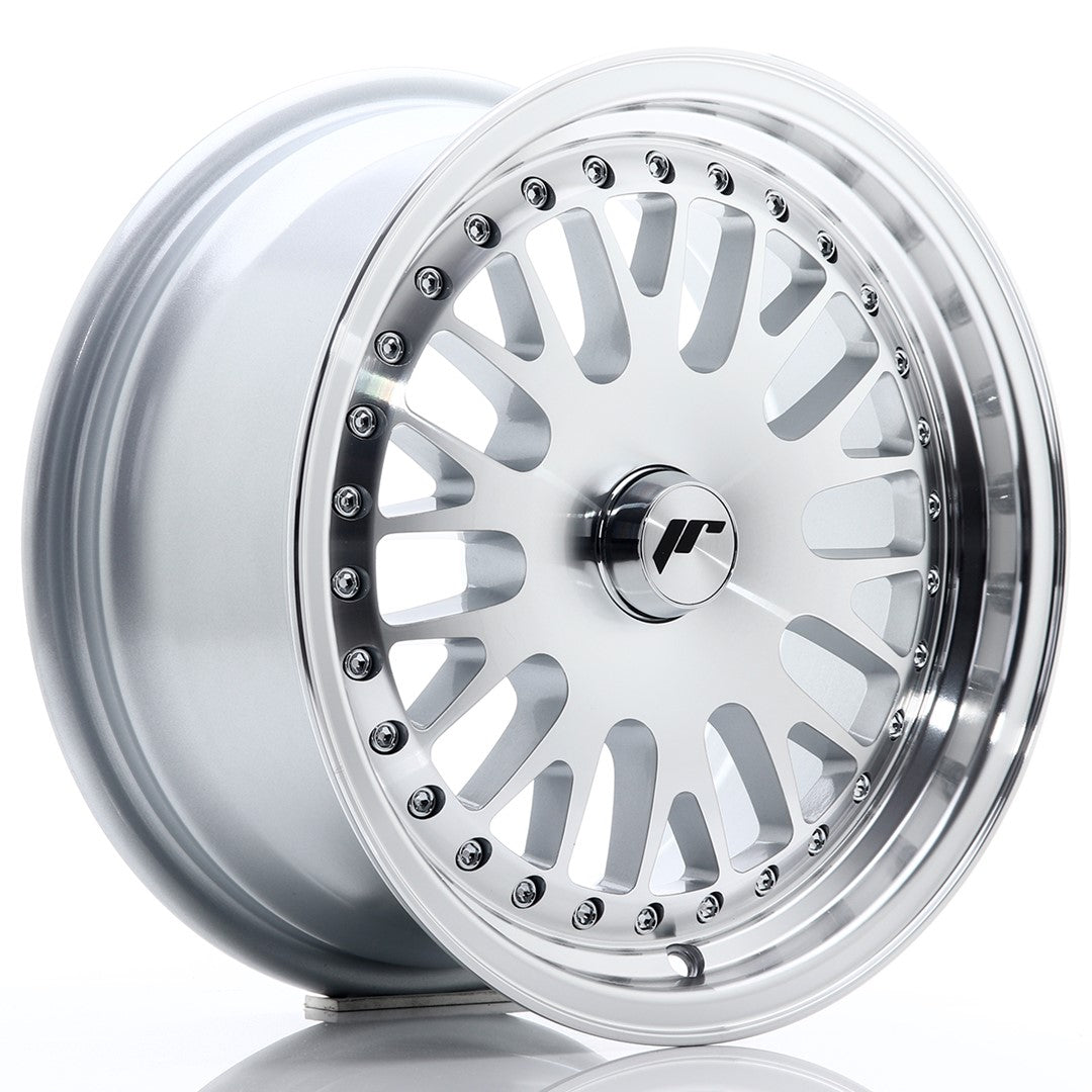 JR Wheels JR10 15x7 ET30 5x114.3 Silver Machined Face