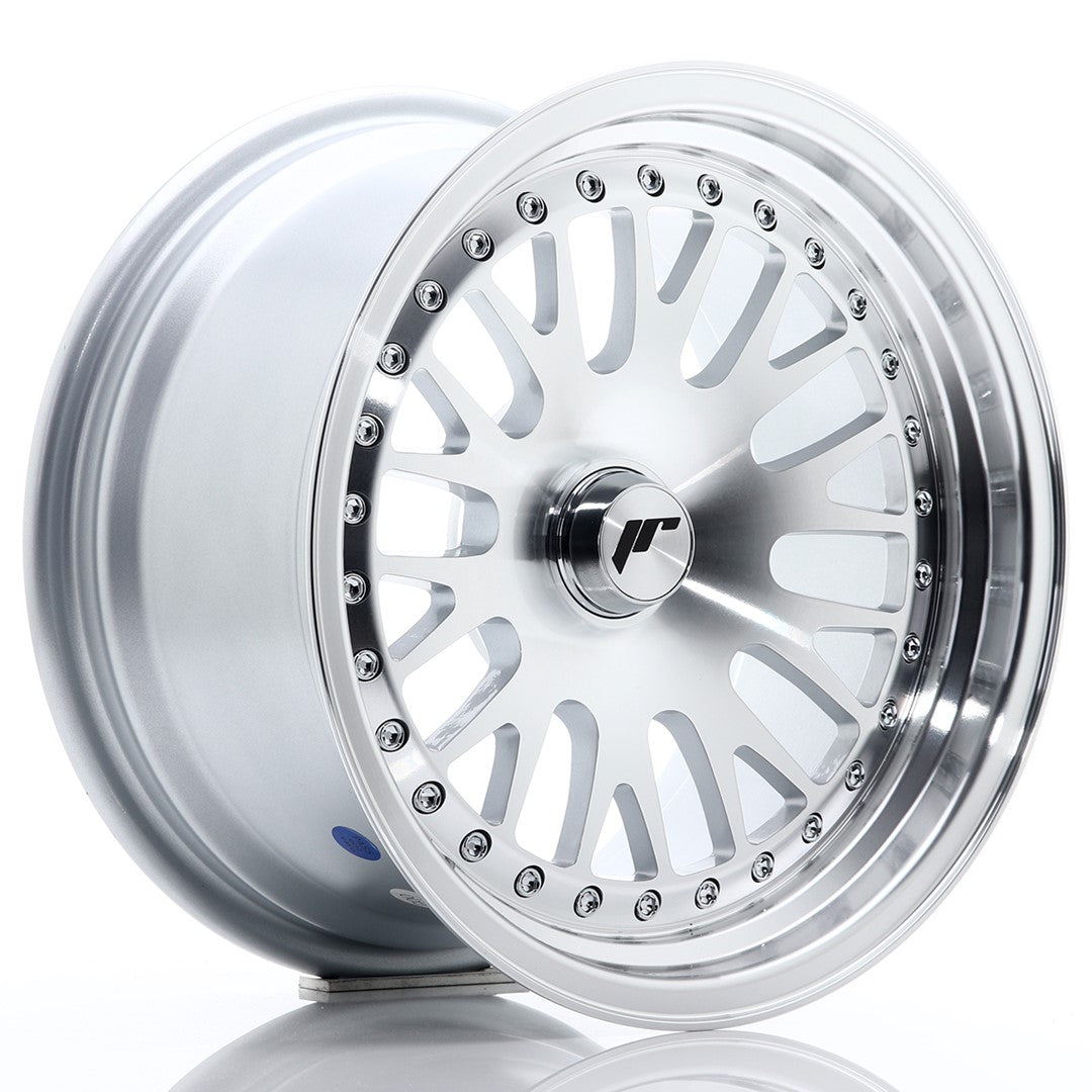 JR Wheels JR10 15x8 ET20 4x108 Silver Machined Face