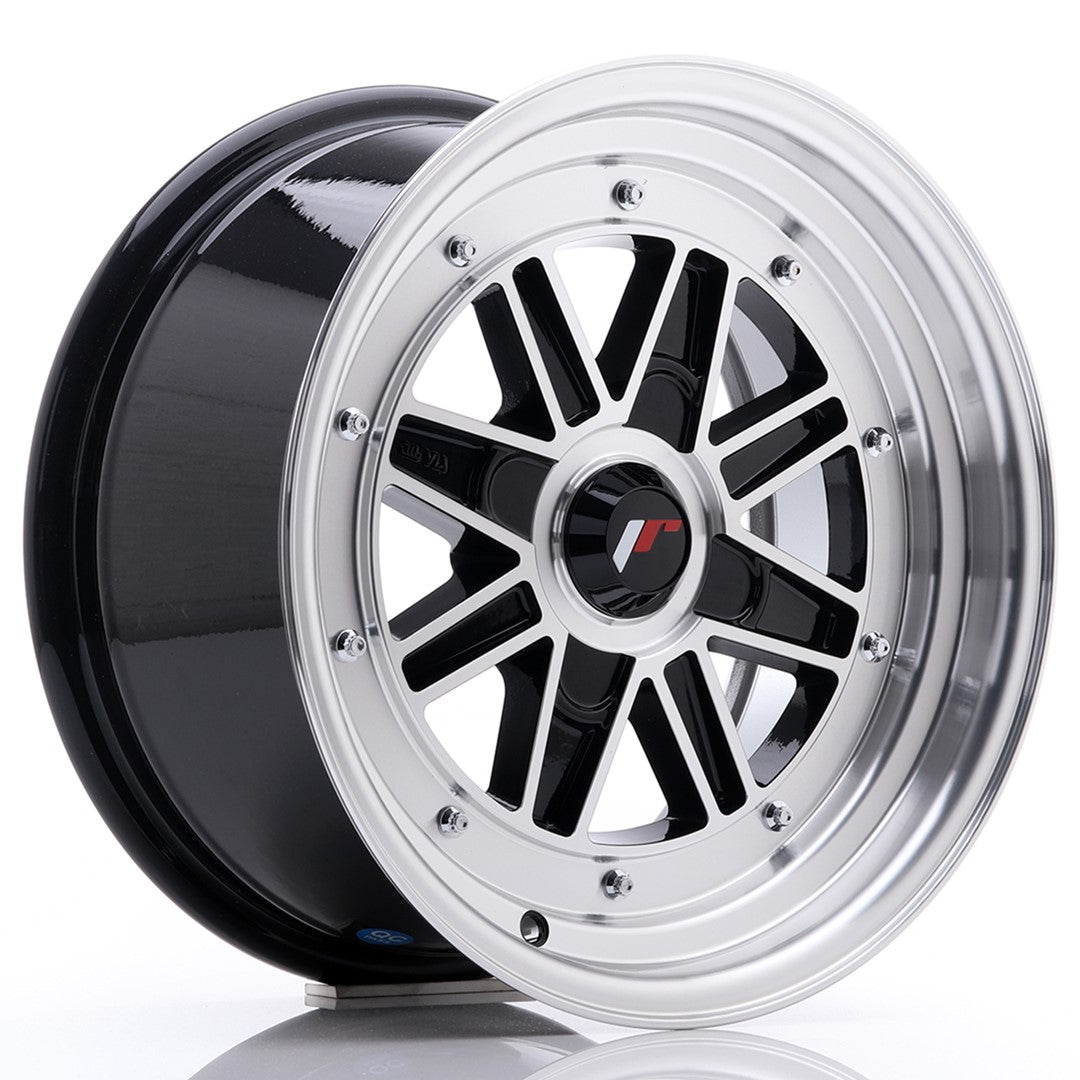 JR Wheels JR31 15x7,5 ET20 4x100 Gloss Black Machined Face