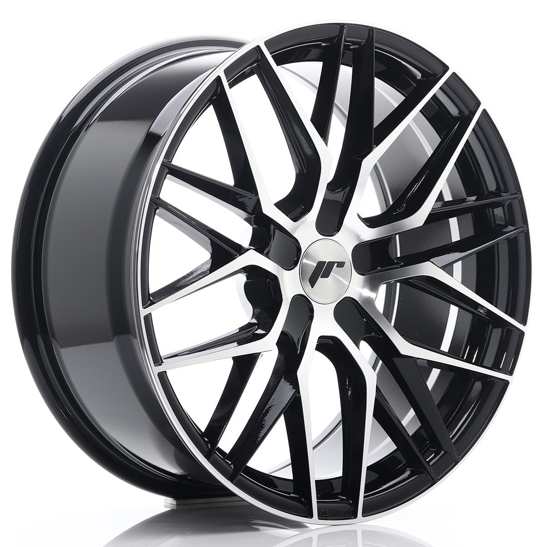 JR Wheels JR28 19x8,5 ET20-40 5x110 Gloss Black Machined Face