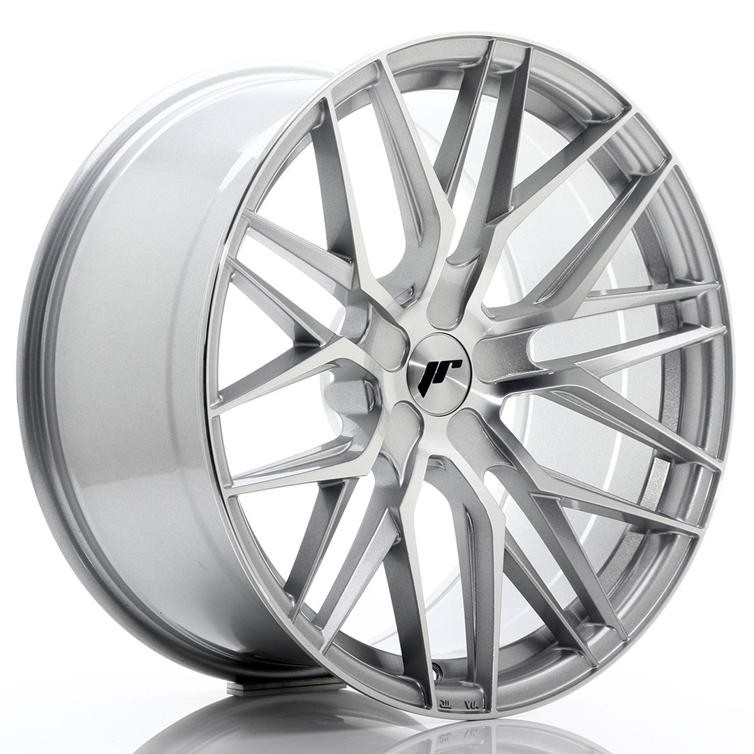 JR Wheels JR28 20x10 ET20-40 5x108 Silver Machined Face