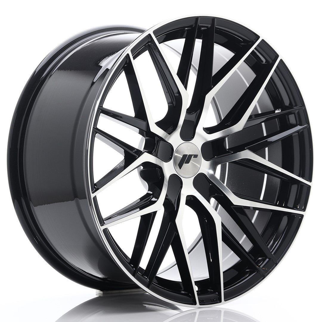 JR Wheels JR28 20x10 ET20-40 5x130 Gloss Black Machined Face