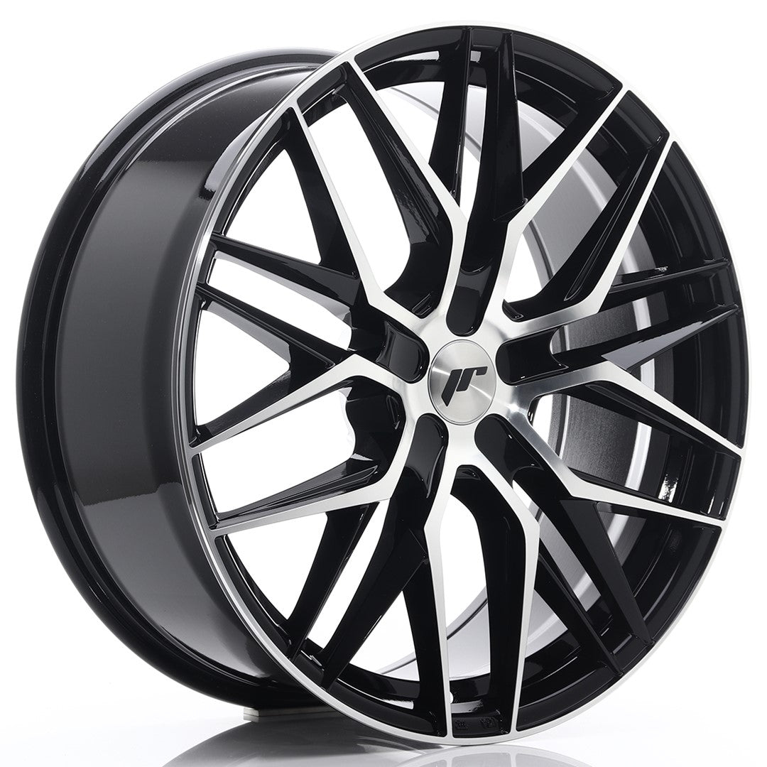 JR Wheels JR28 21x9 ET15-45 5x108 Gloss Black Machined Face