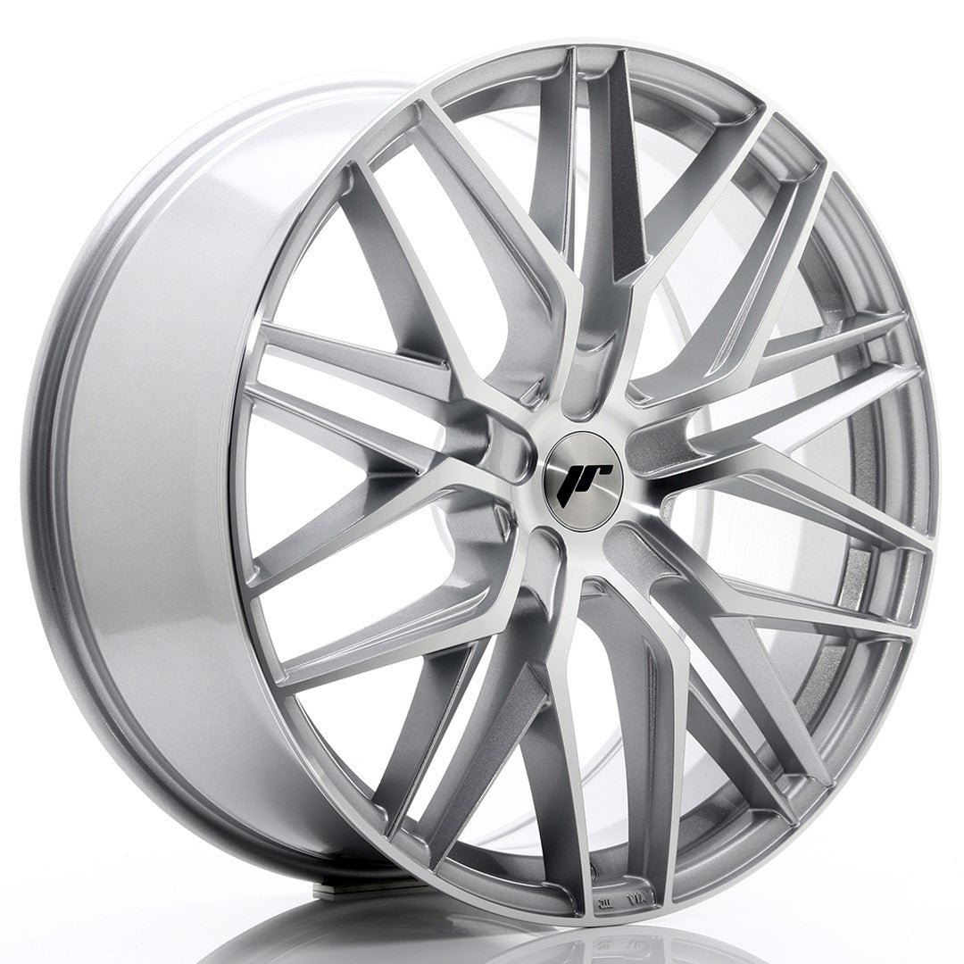 JR Wheels JR28 22x9 ET30-45 5x112 Silver Machined Face