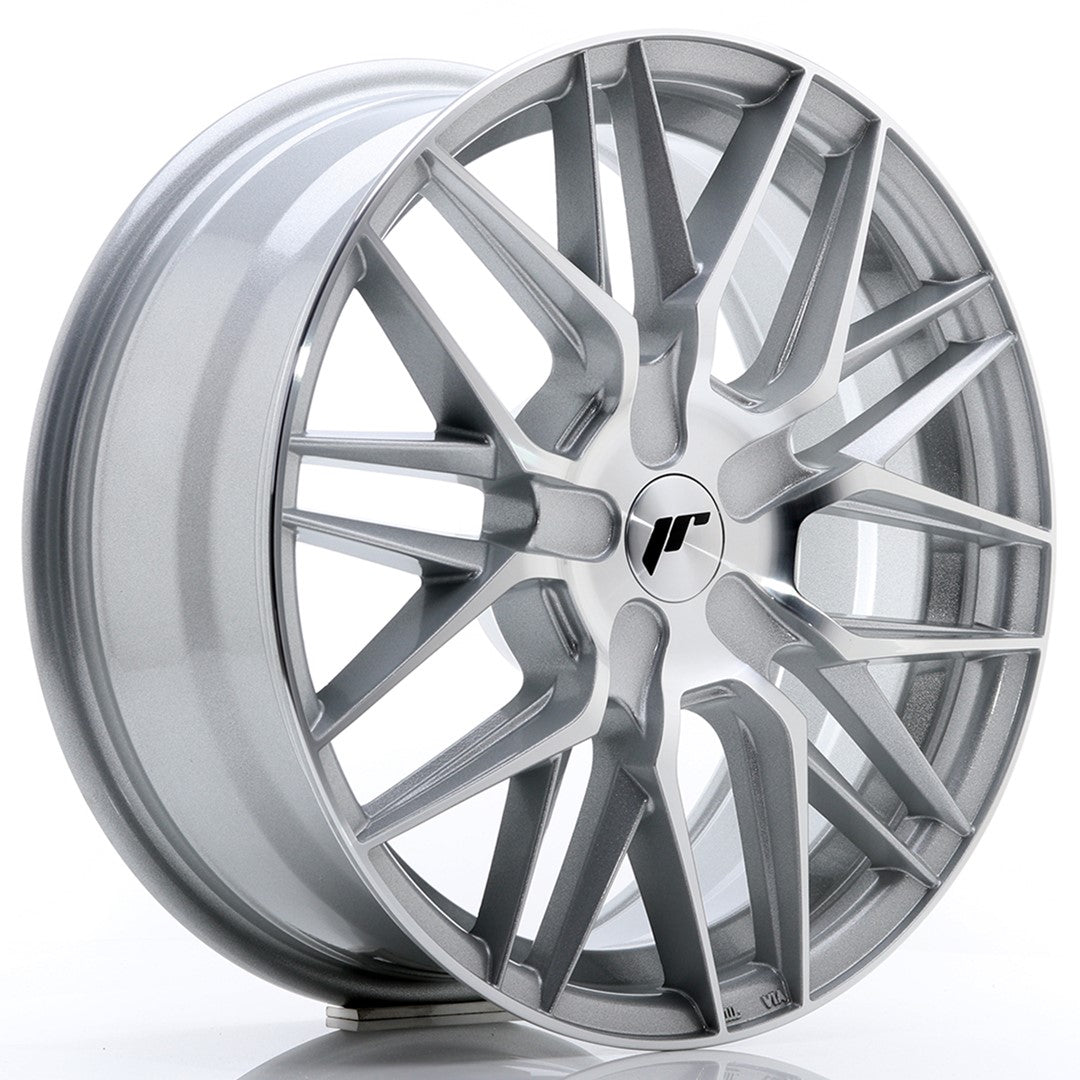 JR Wheels JR28 17x7 ET20-45 5x118 Silver Machined Face