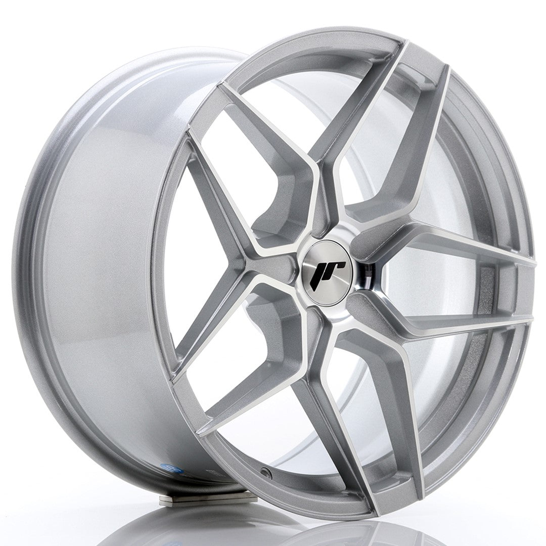 JR Wheels JR34 18x9 ET20-42 5x120 Silver Machined Face