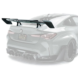 ADRO BMW G82 M4 AT-R3 Swan Neck Wing Flat — bakperspektiv