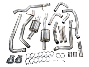 AWE 0FG Catback Eksosanlegg — RAM 1500 RHO 3.0L I6 Twin Turbo (2025+)