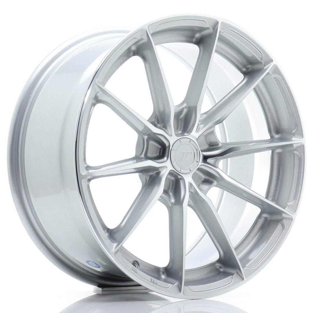 JR Wheels JR37 17x8 ET20-40 5x112 Silver Machined Face