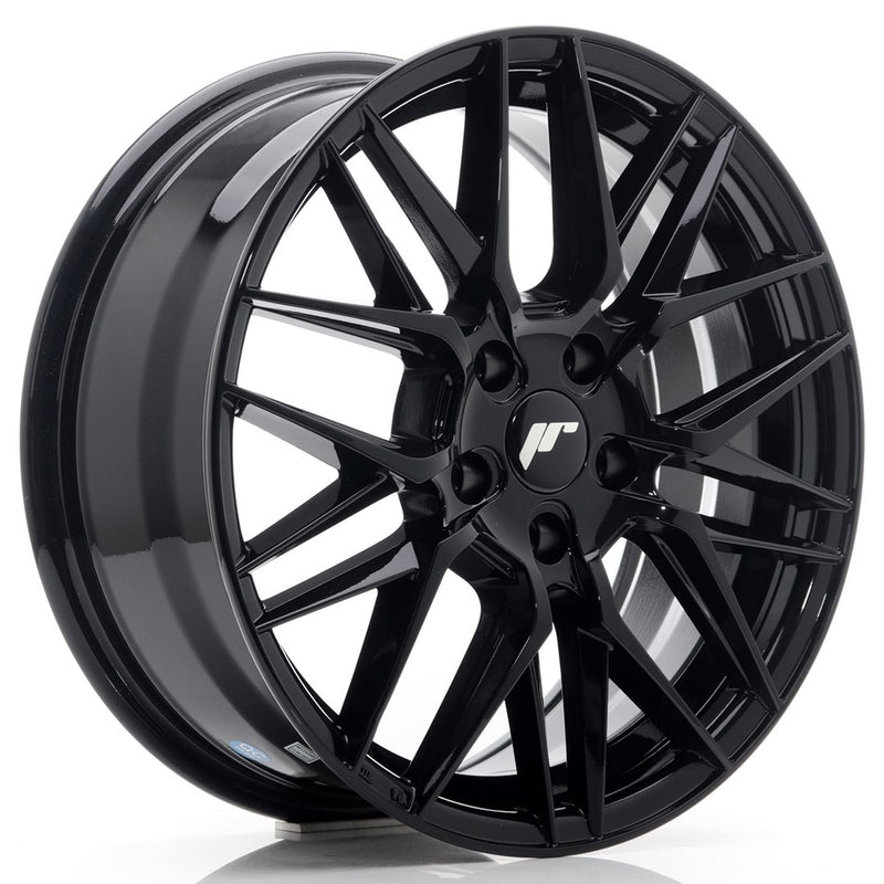 JR Wheels JR28 17x7 ET40 5x114.3 Gloss Black
