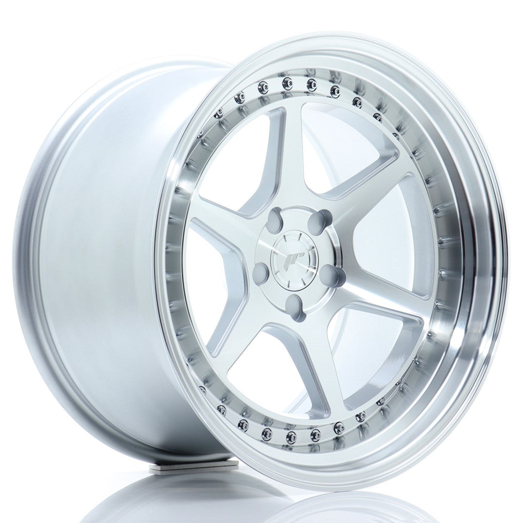 JR Wheels JR43 18x10,5 ET15-22 5x112 Silver Machined Face